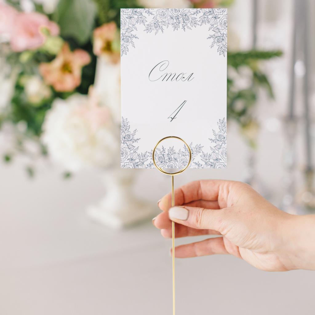 12Pcs Metal Place Card Holders Photo Clip Stands Wedding Table Number Name Sign Stand Holder for Wedding Birthday Party Supplies