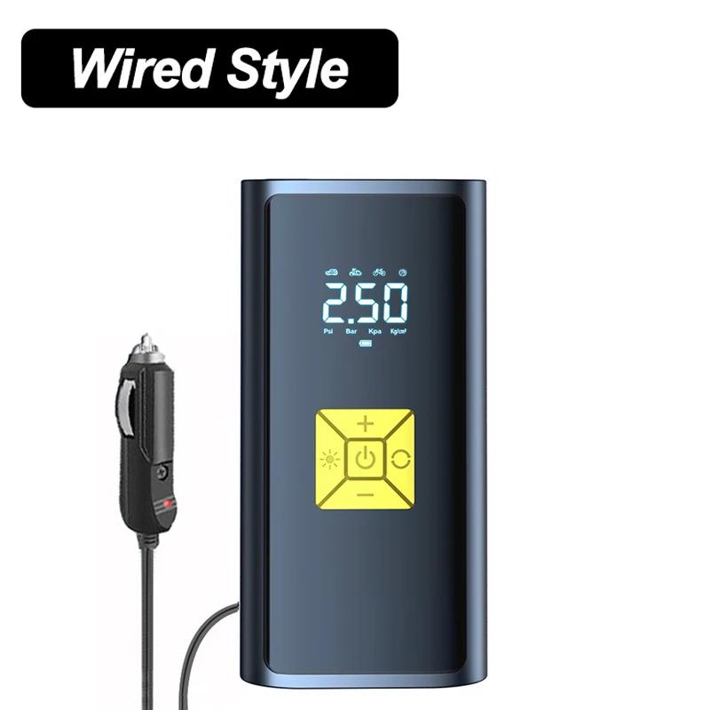 6000mAh 150PSI Smart Air Pump Digital Tire Inflator Car Portable Air Compressor Pump for Auto Car Motorcycle Bicycle Inflatable