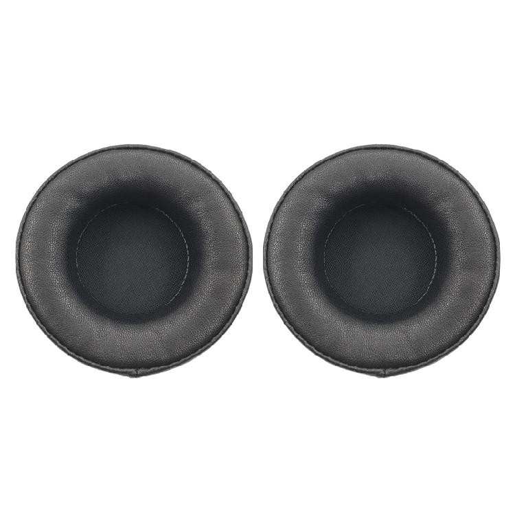 2x Earpads Sheepskin Leather Ear Pads Cushion Earphone Ear Pads Round 70-110mm 70mm