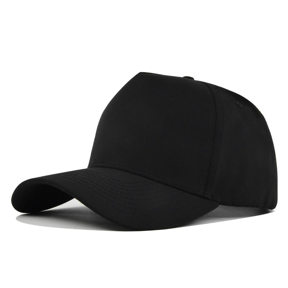 Solid color 5-panel duckbill cap - adult couple sun hat - curved brim baseball cap - no