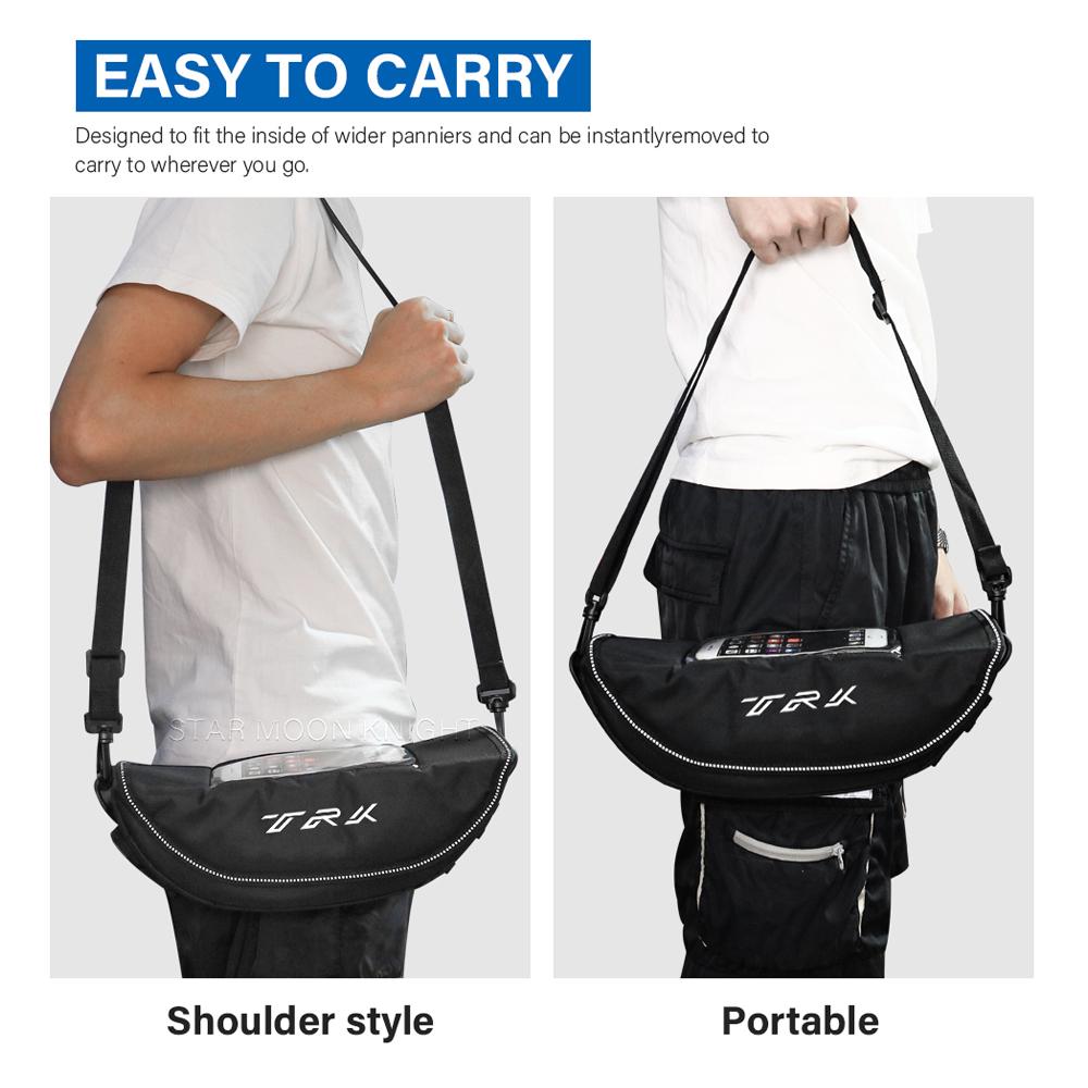 Accessori moto Borsa impermeabile Borsa da manubrio Borsa da viaggio Borsa per attrezzi per Benelli TRK 502 X TRK502X TNT25N TNT 25N