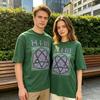 Unisex košile Bavlna Oversize Velká velikost Nové Vintage HIM Kapela Přetisk Tričko Unisex Hudební Tričko Grafický design Rockové Merch Unisex Košile