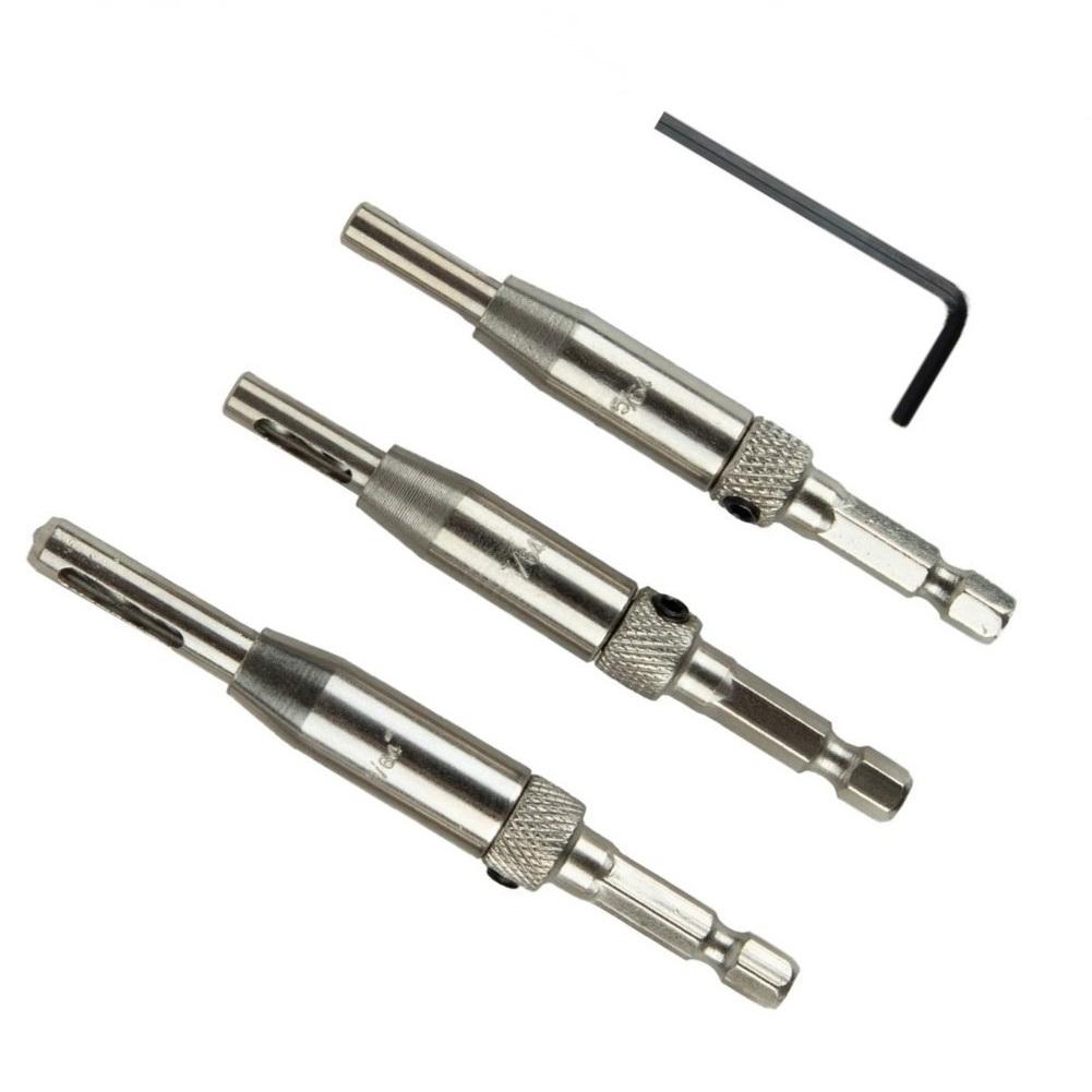 Hinge Drill Bit 3 Pcs 5/64\" 7/64\" 9/64\" High-speed Steel
