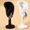 New Portable Earring Display Stand Mini Ear Shaped Jewelry Rack Organizer Showcase Earrings Holder Rack