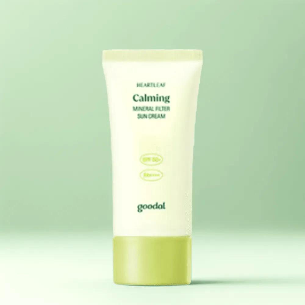 Goodal Non-White Cast Houttuynia Cordata Soothing Mineral Sunscreen 50ml Moisturizing, Hypoallergenic for Sensitive Skin