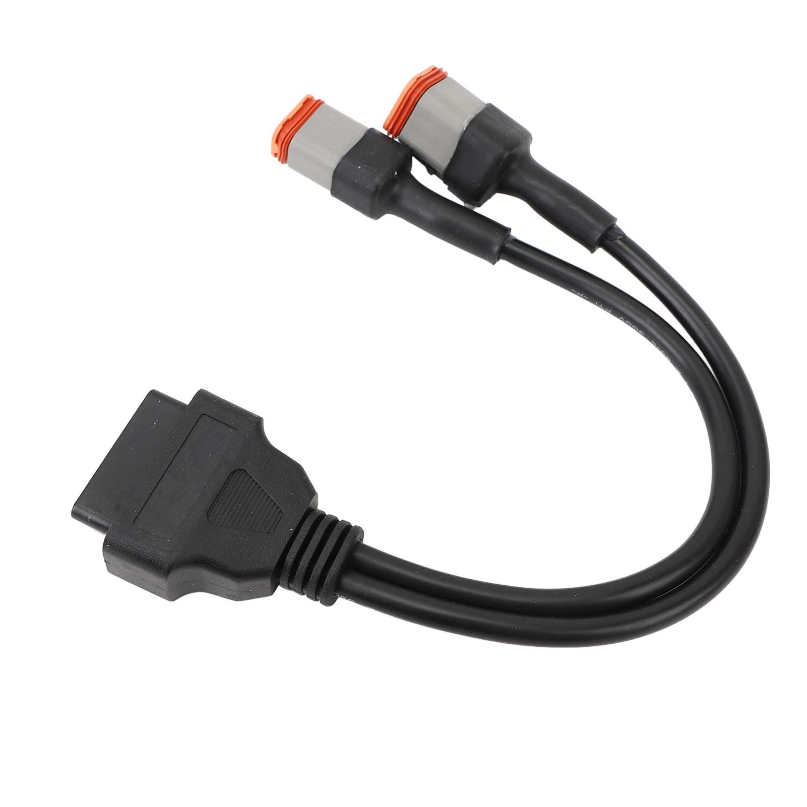 

2 в 1 OBD адаптер диагностический сканер 4Pin 6pin на 16Pin удлинительный кабель-адаптер для мотоцикла