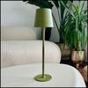 Green LED table lamp 38.5CM wireless 3 modes touch night light