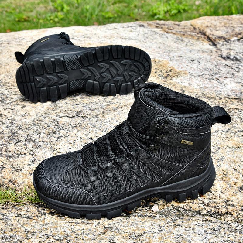 New outdoor hiking shoes autumn outdoor field training battlefield training hiking boots high-top combat