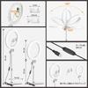 [Lighting for ZOOM, Video Conferencing, and Teleworking] Ring Light, Desktop Stand, Height Adjustable, 3 Color Modes, 10 Brightness Levels, 1500 Lumen