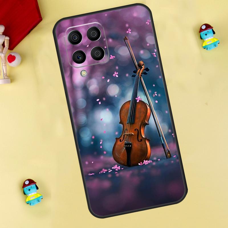 Music Violin Case For Samsung Galaxy M31 M21 M35 M12 M13 M14 M15 M06 M16 M36 M56 M53 M32 M52 M55 M34 M54