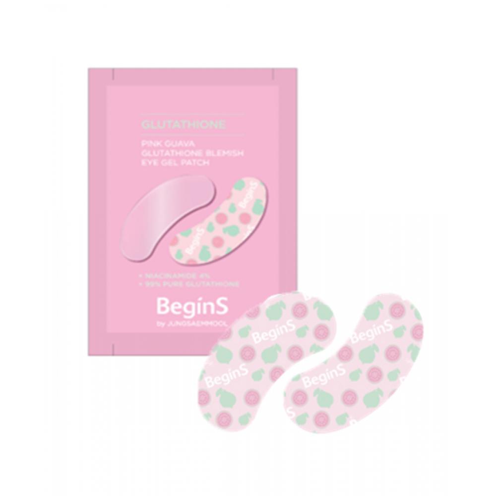Begins Pink Guava Glutathione Trace Eye Patch  2ea 6 Sheets Glutathione Trace Eye Patch (2ea*6 sheets)