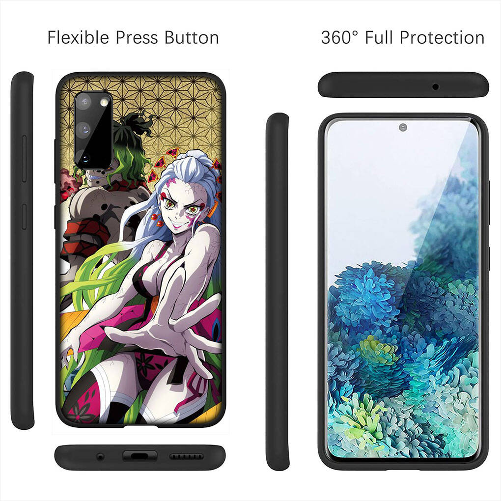 for Samsung Galaxy S25 S24 S23 S22 Ultra FE Plus A37 A57 A56 A55 A06 A16 A15 A36 A26 A35 A05 A25 A54 A34 Phone Case Daki Gyutaro Demon Slayer Nezuko