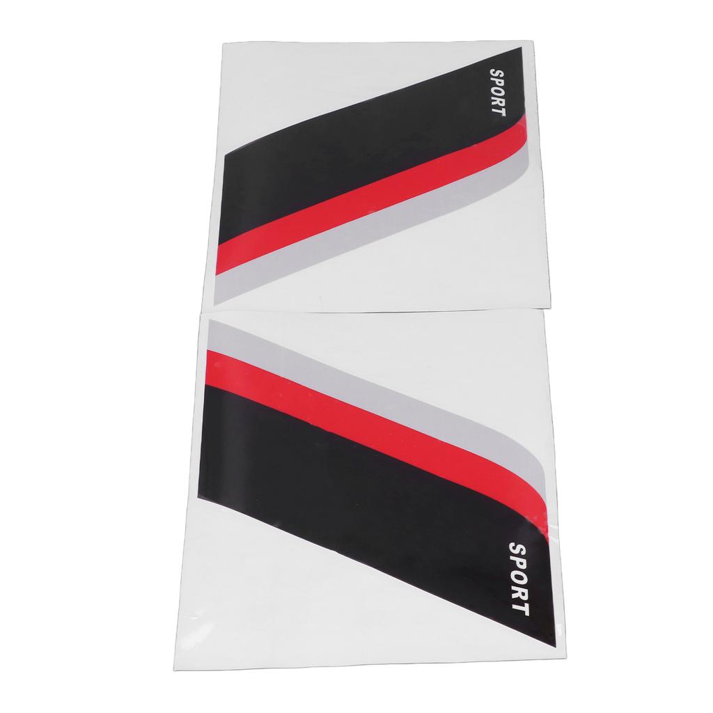 2pcs Car Body Sticker Universal Vinyl Sports Style 3 Colors Waterproof Decorative Stripe Decals for