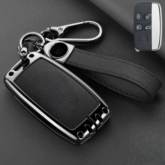 Zinc Alloy Leather Car Key Fob Case Cover For Land Rover Range Rover Sport LR2