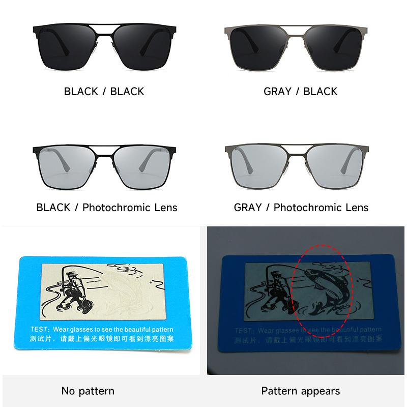 High Quality Pilot Polarized Sunglasses Men Uv400 Stainless Steel Frame Sun Glasses Outdoor Retro Driving Eyewear