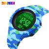Multifunctional Student Electronic Watch Waterproof Countdown Camouflage Sports Watch