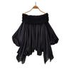 off-Shoulder Fairy Heavy Industry Ruched off-Shoulder Collar Pure Desire Tops