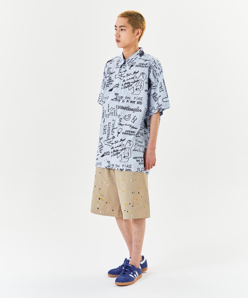 MARK GONZALES Painter Chino Short - Beige