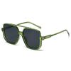 Men's Large Frame Double Bridge UV Protection Sunglasses - Fashionable 2026 Internet Celebrity Style