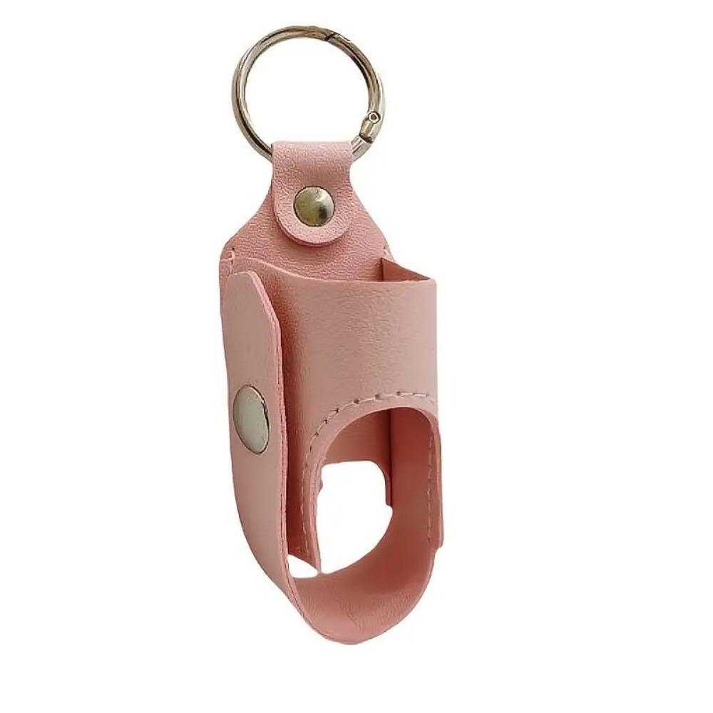 Protective Inhaler Spacer Holder Lightweight Inhaler Key Chain Spray Bottle Storage Bag  Adult розовый