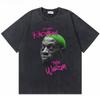 2026 Hot Sale Washed Vintage The Worm Dennis Rodman I'm Back T-shirt Men Women Fashion Hip Hop Oversized T Shirts Male Rock Retro Streetwear