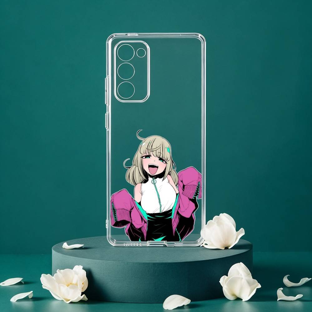 Sprudelnde Magical Girls Manga Handyhülle für Samsung Galaxy S24 S25 S23 S22 S21 Plus S24 S25 Transparente Hülle