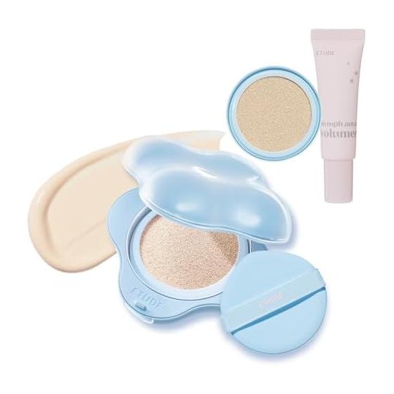 ETUDE [Etude Official] Cloud Filter Cushion & Nymph Set SPF42 PA+++ Тональный крем-кушон с сменным блоком для контроля цвета и придания объема Nymph Aura Volumer