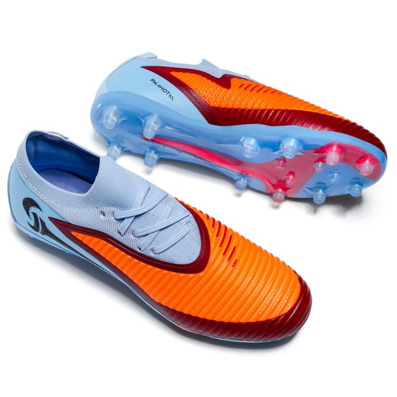 Men  Soccer Shoes Society Cleats Professional Outdoor Football Field Boots Grass Training Football Shoes Long Spikes Sneaker