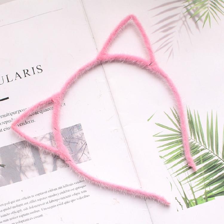 Cat Ear Headbands Hairband Hair Hoop for Women and Girls Plush Hair Accessories