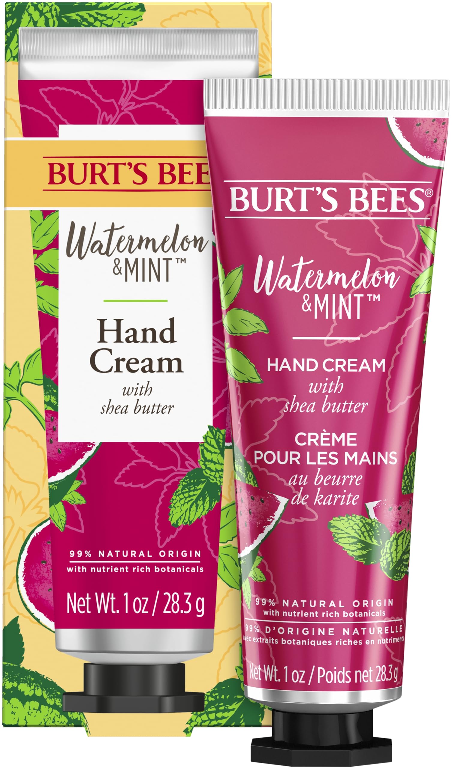 

Крем для рук Bees Bees Мята [Официальный Burt s] Burt s (Арбуз & / 28.3 г) Без добавок