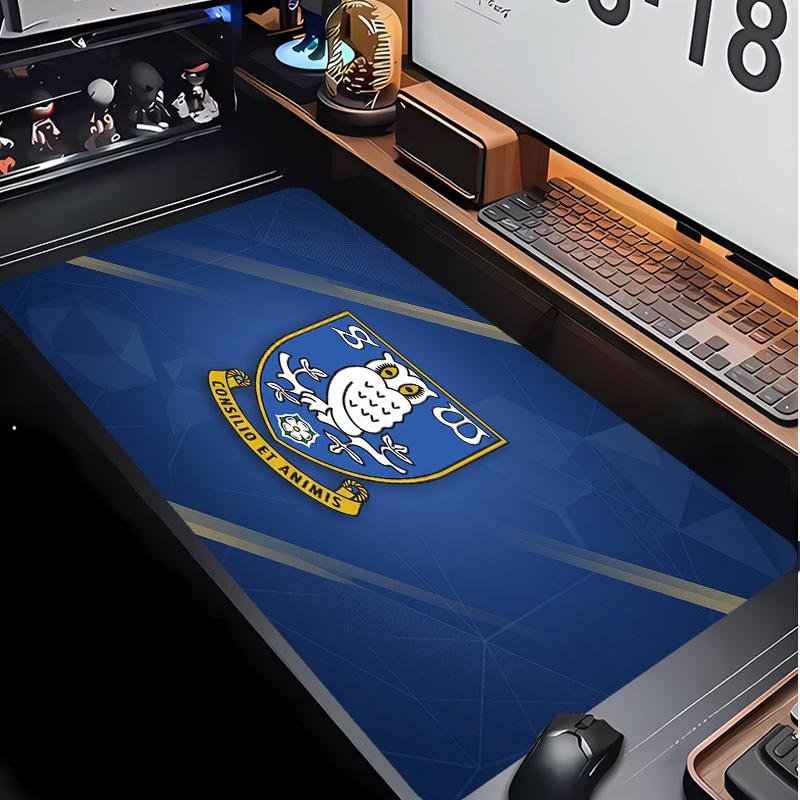 Sheffield Wednesday Football Pattern Mouse Pad Non?Slip Rubber Base Gaming Mousepad For Desk Office Home