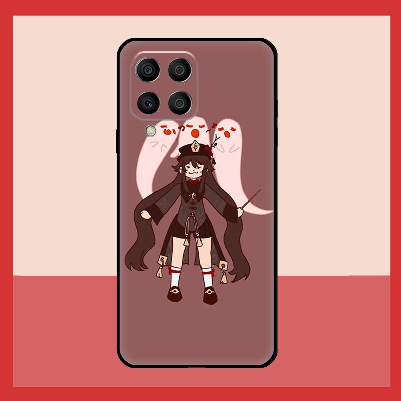 Genshin Impact Hu Tao Ghost Case For Samsung Galaxy M12 M52 M06 M16 M36 M56 M33 M15 M55 M31 M13 M14 M53 M32 M35 M34 M54