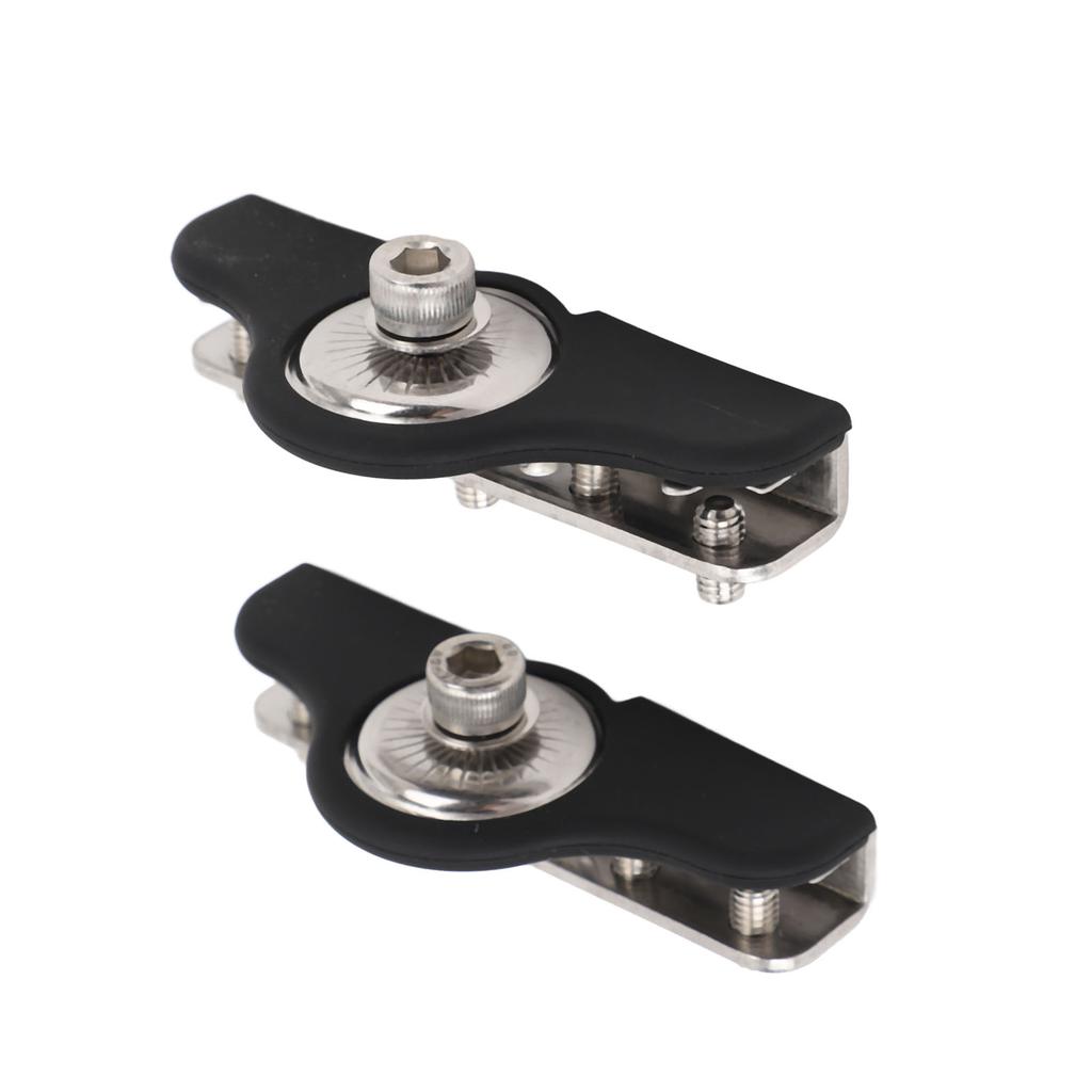 2PCS LED Light Bar Mounting Bracket Stainless Steel Universal Hood LED Work Light Mount Bracket Clamp Holder for Truck