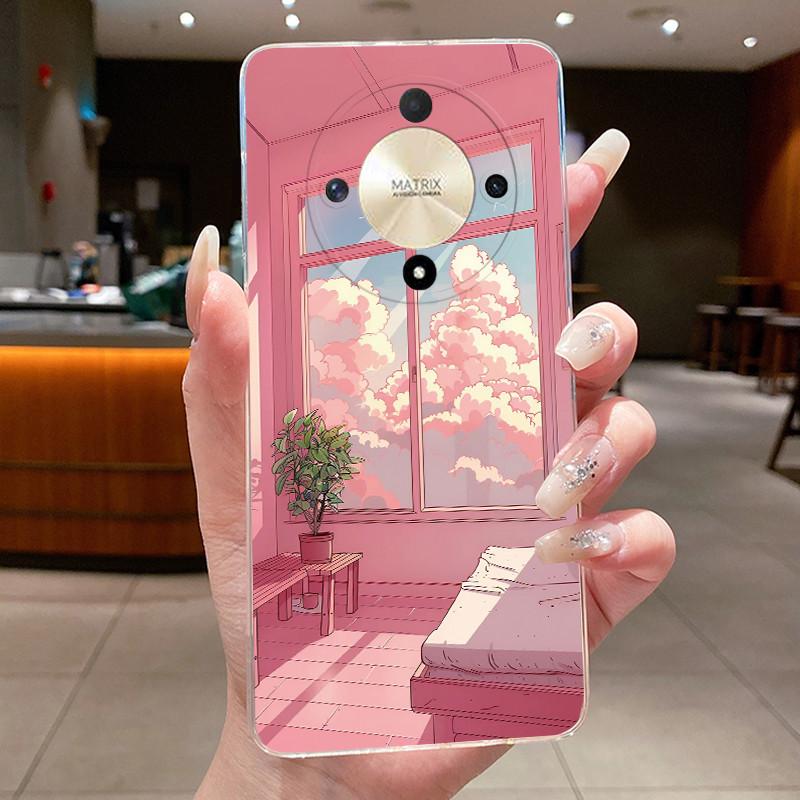Casing For Honor X9b X9a Magic 6 5 Lite 5G Luxury Dragon Cute Cool Boys Girls Transparent Soft silicone Back Cover Phone Case