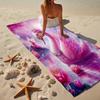 Magical Swan Fantasy Beach Towel, Super Soft Microfiber, Gift for Her/Him, Birthday, for Pool, Beach, Travel, Home Decor Fan Gifts