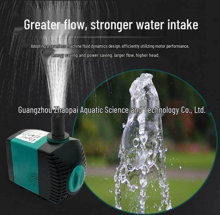 Kompakte Multifunktions-Tauchwasserpumpe für Aquarien und Teiche