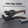High-Quality Blade Tubing Pipe Cutter Ratchet Action, Self-Locking, Replaceable Scissors for PVC, CPVC,  and Rubber Hose Cutting