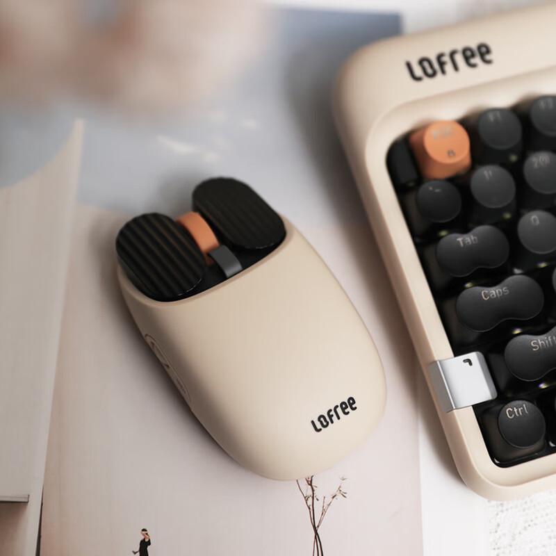 Lofree 1970s Retro Dual-Mode Silent Wireless Mouse