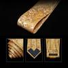 Adjustable Chinese Dragon Pattern Tie Calligraphy Men Necktie Jacquard Silk Tie  Suit Accessories