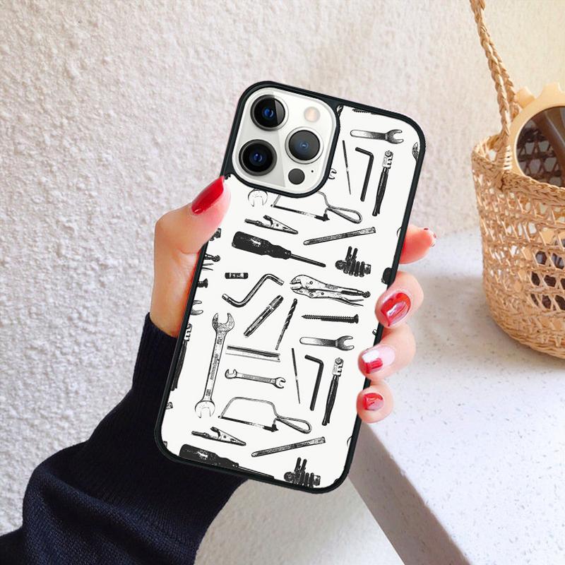 

TOOLBOX TOOLKIT TOOLS Phone Case for iPhone 17 Air 16 Coque 15 14 12 13 PLUS 11 PRO MAX Back Cover Fundas Shell iPhone 11pro max