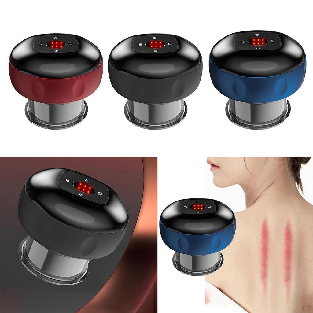 3 in 1 Electric Cupping Scraping Massager Pressure Handheld Body for Relaxation Muscle