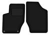 Schwarze Fußmatten für: Citroen DS4 Schrägheck (2011-2015)