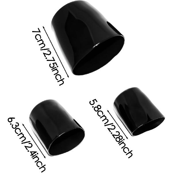 6-Pack Trailer Hitch Ball Covers, 1-7/8",2",2-5/16" Towing Ball Dustproof Antirust Protective Caps, Fit SUV Trucks RV Boat Caravan Trailer Ball &