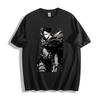 Attack On Titan Levi Ackerman  & White T-Shirt - Corps Stoic Design Unisex Tee Unisex T-Shirt
