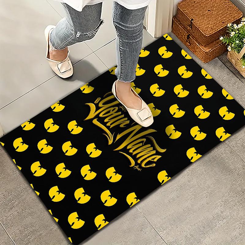 Wutang Clan Custom Name Carpet Rug For Living Room Bedroom Home Sofa Decoration,Kids play Non-slip Floor Mat