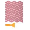 6/12/24Pcs Anti Slip Shower Stickers With Scraper Safety Bathtub Strips Adhesive Decal Waterproof  For Bath Tub Shower Stairs