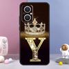 Buchstaben Monogramm Gold Marmor Hülle Für OPPO Reno 14 F 11F 12F 13F 10 11 12 13 Pro 7 8 Lite OPPO Find X8 X6 X5 X9 Pro Hülle