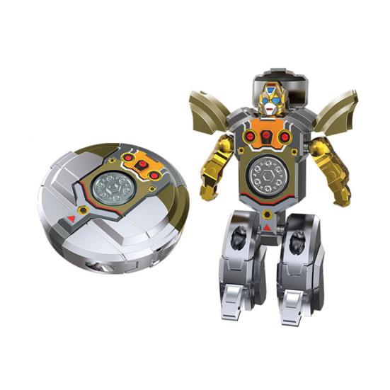 Transforming Robot Spinner Toy Stress Anxiety Relief Deformable Robot Spinning Toy Kids Teens Adults Fingertip Gyroscope Fidget Toy