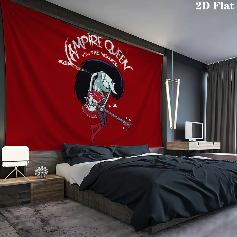 Marceline Wall tapestry, aesthetic printed fabric blanket, suitable for bedroom, living room, and home decor.