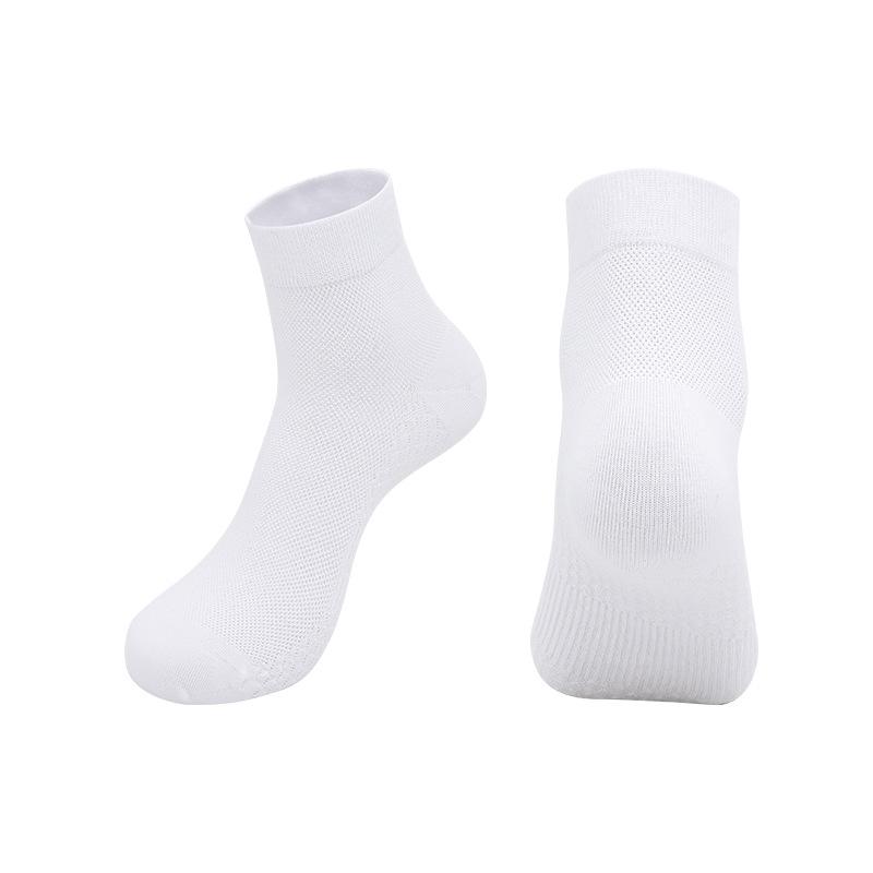 2026 Pure Cotton Socks Antibacterial Deodorant Socks Summer Men s and Women s Medium Tube Breathable Deodorant Solid Color Casual Cotton Socks One size fits all